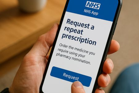 Request repeat prescription